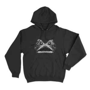 Monster Face Hoodie Black