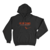 Quote Logo Hoodie Black