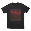 Red Clouds T Shirt Black