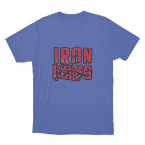 Red Mechanic Logo T Shirt Blue